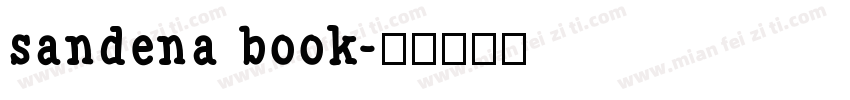 sandena book字体转换